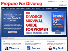 Tablet Screenshot of preparefordivorce.com